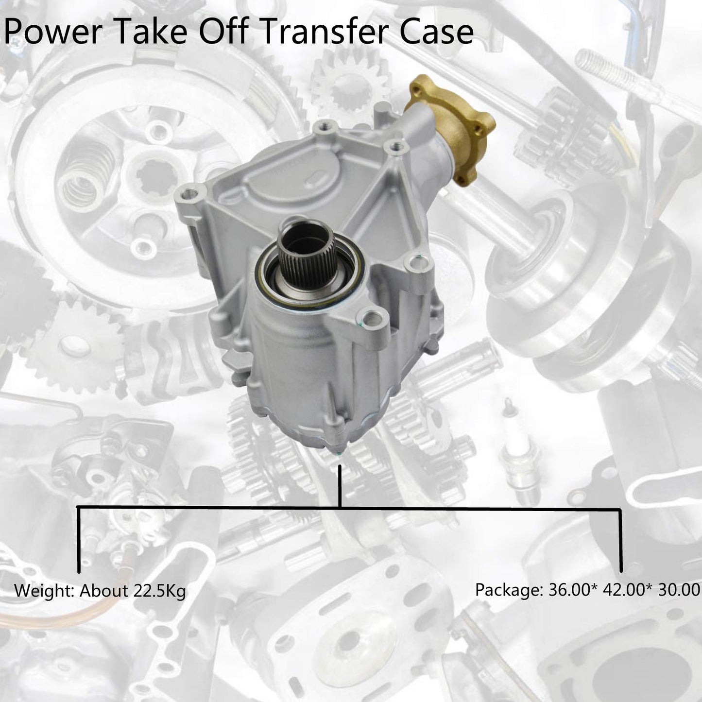 XXSR 600-234 Power Take Off Transfer Case Differential Unit Fits for Fo-rd Edge V6 3.5L Explorer V6 3.5L Flex AWD 2008-2015 Taurus/ 08-09 X, Lin-coln MKS MKT MKX, Mer-cury Sable AT4Z-7251-A