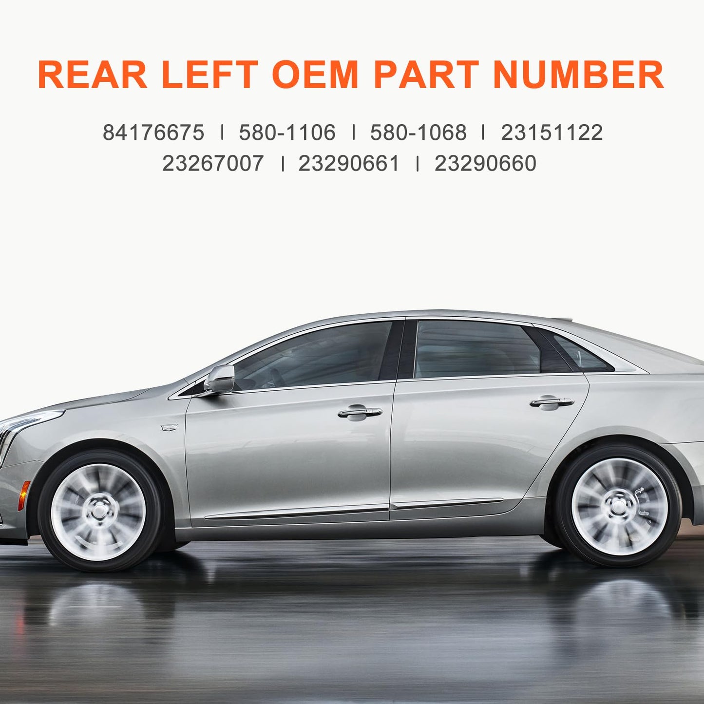 ISINFLASH 84176675 Rear Air Shock Absorber Strut Compatible with Cadillac Escalade ESV Chevy Tahoe Suburban GMC Yukon XL 2015 2016 2017 2018 2019 2020 2021# 580-1106 23290661 23151122 23267007