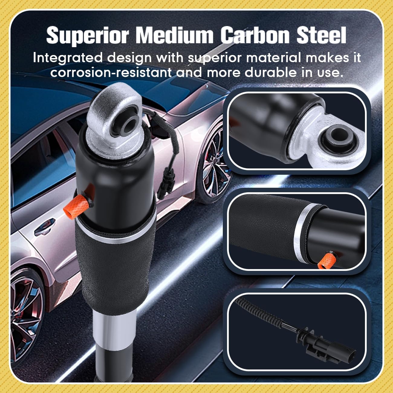 ISINFLASH 84176675 Rear Air Shock Absorber Strut Compatible with Cadillac Escalade ESV Chevy Tahoe Suburban GMC Yukon XL 2015 2016 2017 2018 2019 2020 2021# 580-1106 23290661 23151122 23267007