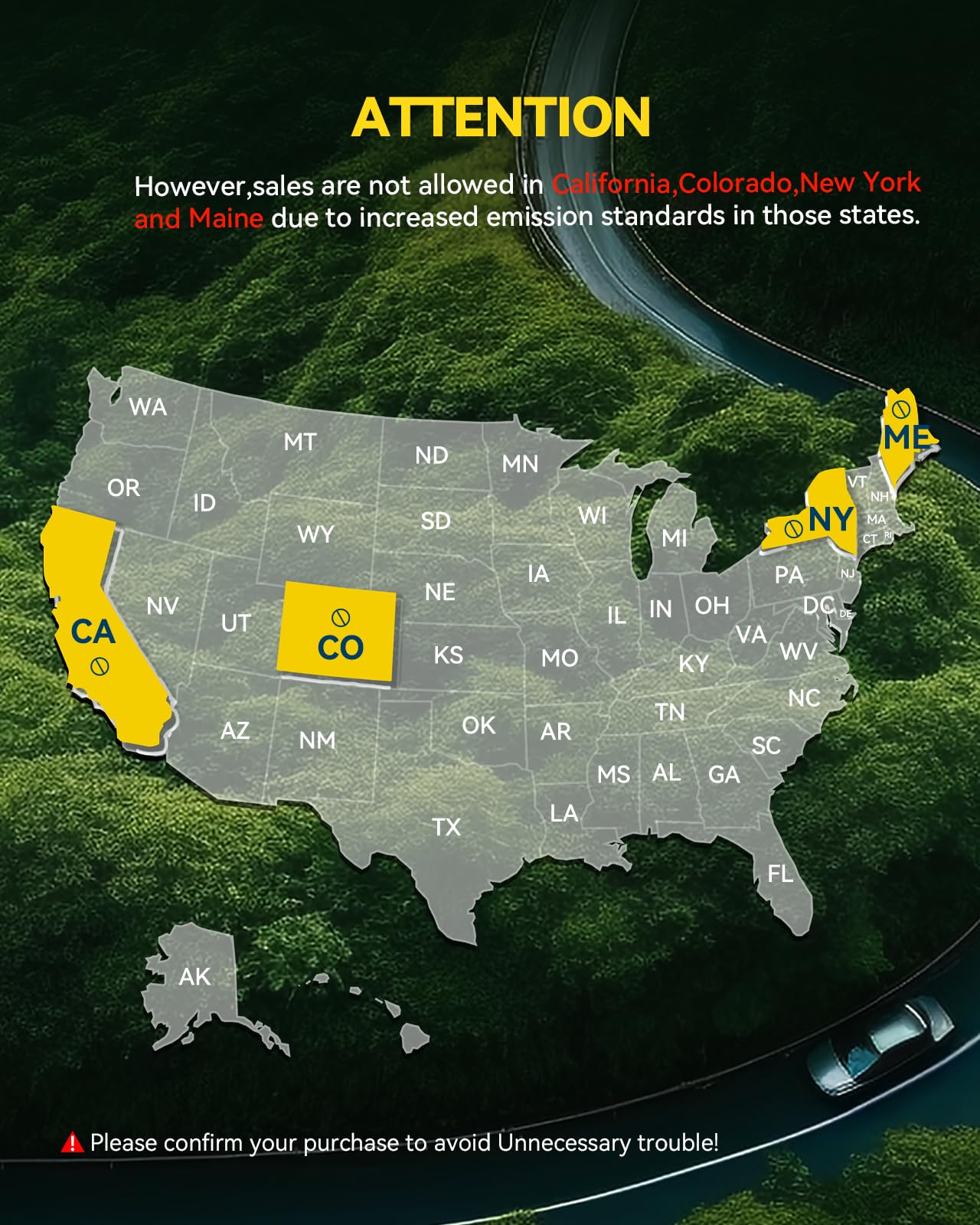 PHILTOP Catalytic Converter Kit Direct-Fit Replacement For 2014-2018 Silverado/Sierra 1500 4.3L/ 5.3L, 2015-2019 Tahoe/Suburban/Yukon/Yukon XL 5.3L OE Replace 50497, 645159, 50563 (EPA Compliant)