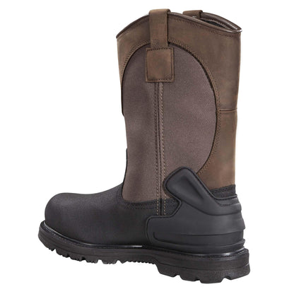 Carhartt Men's Heritage Wp Ins. 11-inch Steel Toe Wellington Cmp1259, Brown/Black Leather, 15 Wide