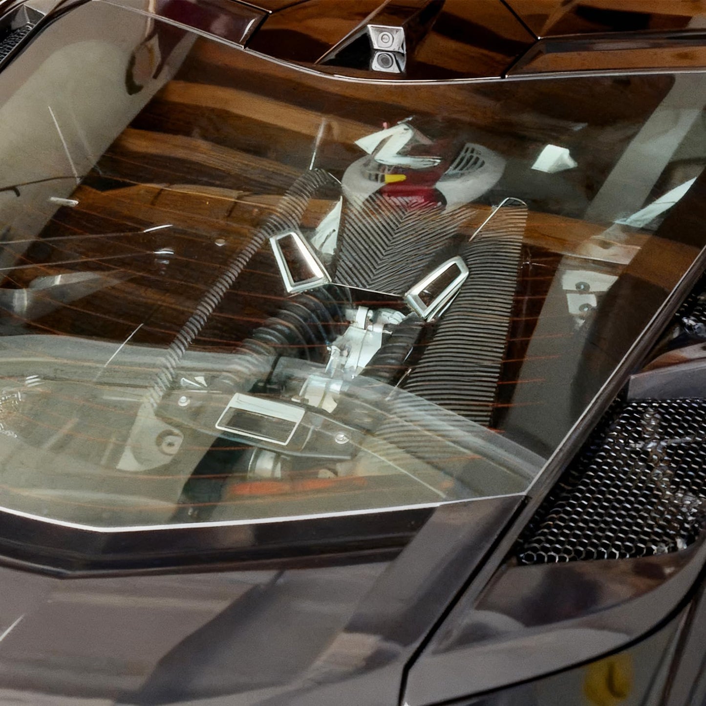 100% Carbon Fiber C8 Engine Cover Compatible with 2020-2025 Corvette C8 Z06, GM Factory Style Engine Hood Cover