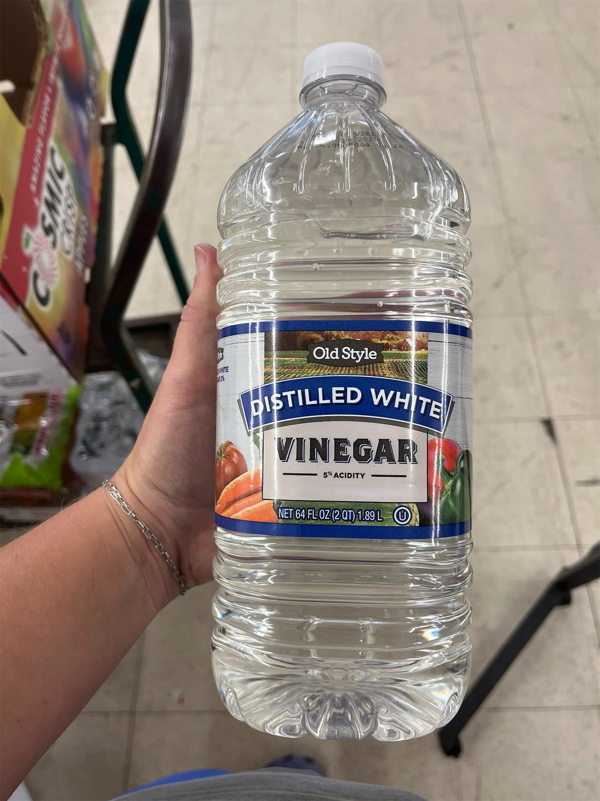 Old Style Distilled White Vinegar, 64 fl oz SINGLE