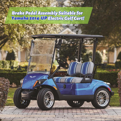 Panglong Golf Cart Electric Brake Pedal Assembly Dual Brake Cable,Suitable for Yamaha 2014-Up Golf Cart,OEM JW9-F7850-30,JW9-F7850-31,JW9-F7850-33-00,JOH-F7850-03-00,JOH-E7850-20-00,TOH-F7850-21-00