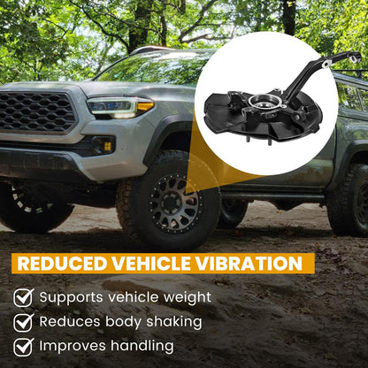 698-149 Front Steering Knuckle Wheel Bearing Hub Assembly Compatible with Toyota Tacoma 2.7L 3.5L 4.0L 4WD 2005-2023 Driver Spindle Knuckle assy w/ABS sensor replace for 43212-04060 43212-04050