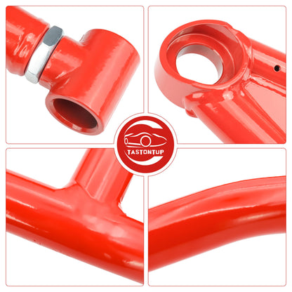 High Clearance Front Upper & Lower A-Arms Kit for 2017+ Can-Am Maverick X3 (64" Body), Red