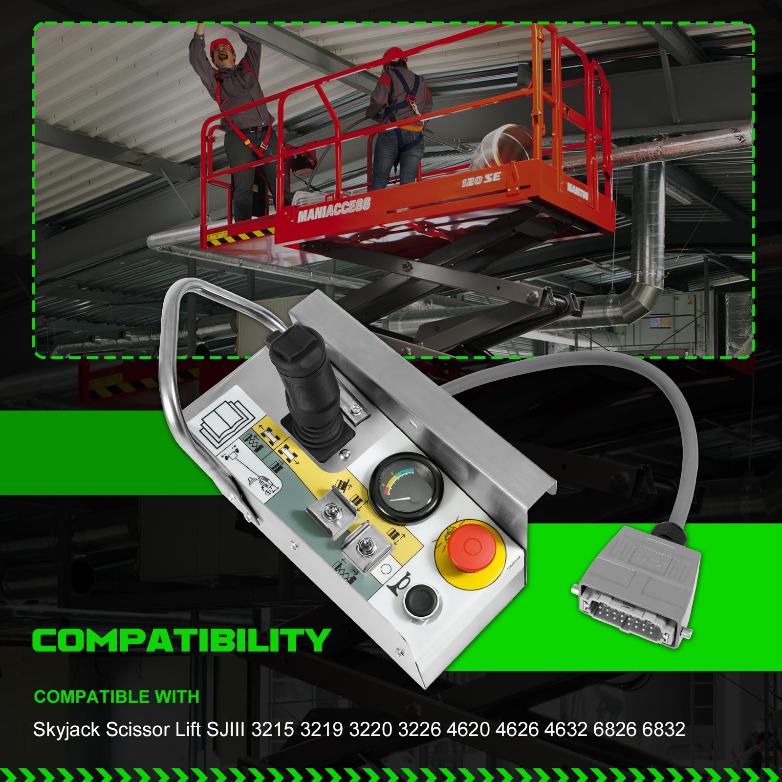 LEAPTREND 156879 Control Box Fit for Skyjack Scissor Lift SJIII 3215 3219 3220 3226 4620 4626 4632 6826 6832 Replace 156991