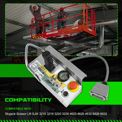 LEAPTREND 156879 Control Box Fit for Skyjack Scissor Lift SJIII 3215 3219 3220 3226 4620 4626 4632 6826 6832 Replace 156991