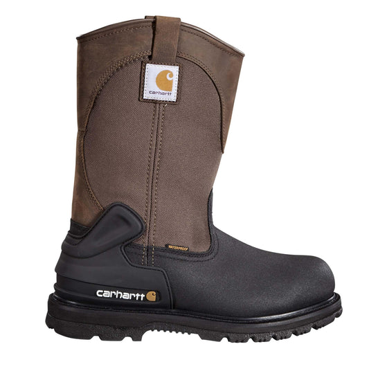 Carhartt Men's Heritage Wp Ins. 11-inch Steel Toe Wellington Cmp1259, Brown/Black Leather, 15 Wide