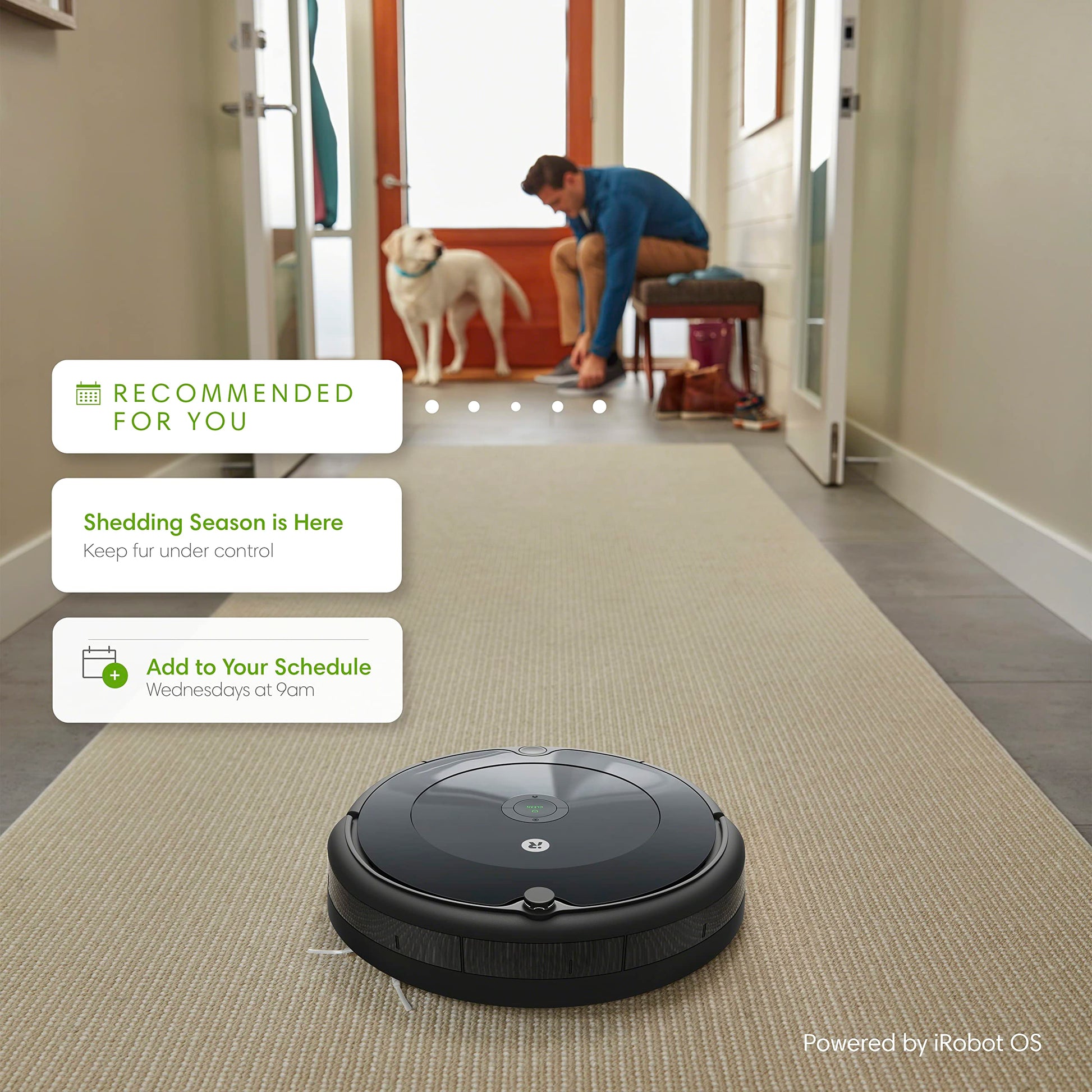 iRobot Roomba 694 Robot Vacuum-Wi-Fi Connectivity, Personalized Cleaning Recommendations, Works with Alexa, Good for Pet Hair, Carpets, Hard Floors, Self-Charging