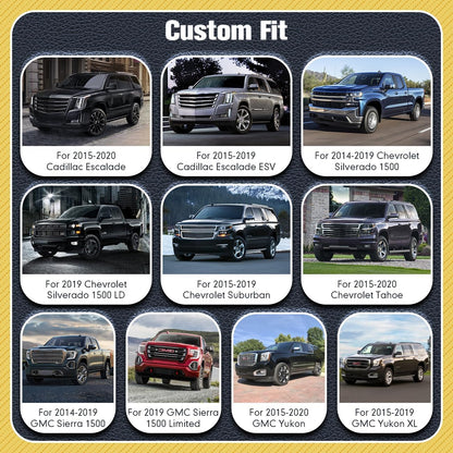 ISINFLASH 84176675 Rear Air Shock Absorber Strut Compatible with Cadillac Escalade ESV Chevy Tahoe Suburban GMC Yukon XL 2015 2016 2017 2018 2019 2020 2021# 580-1106 23290661 23151122 23267007