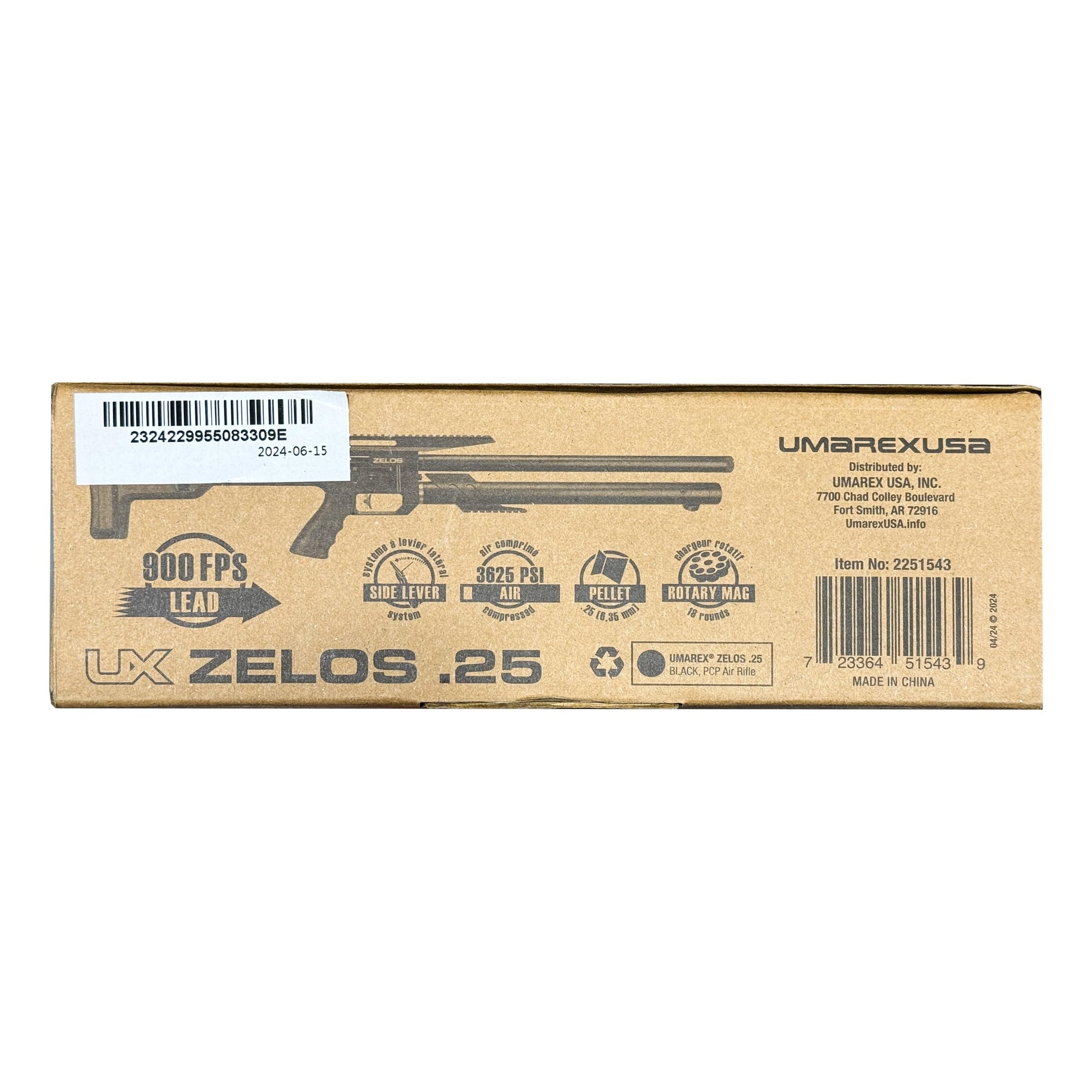 Umarex Zelos .25 Caliber PCP Pellet Gun Air Rifle