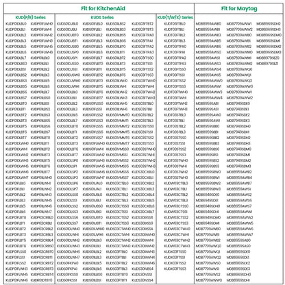 Upgraded W10728159 OEM Dishwasher Lower Rack Fit for Kitchenaid Dishwasher Rack, W10525646 W10780925 Dishwasher Rack Lower Intended for Maytag Dishwasher Parts Deep 22in Wide 20.5in 3-Year Service
