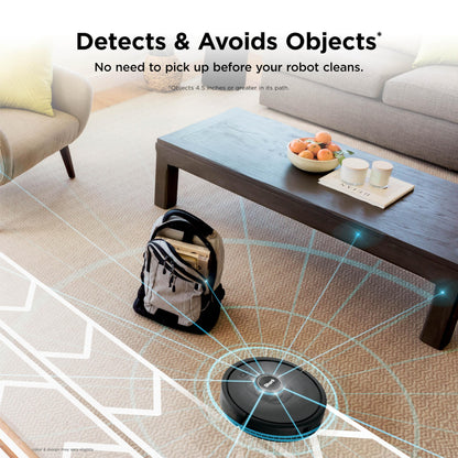 Shark AV2501S AI Ultra Robot Vacuum, with Matrix Clean, Home Mapping, 30-Day Capacity HEPA Bagless Self Empty Base, Perfect for Pet Hair, Wifi, Dark Grey