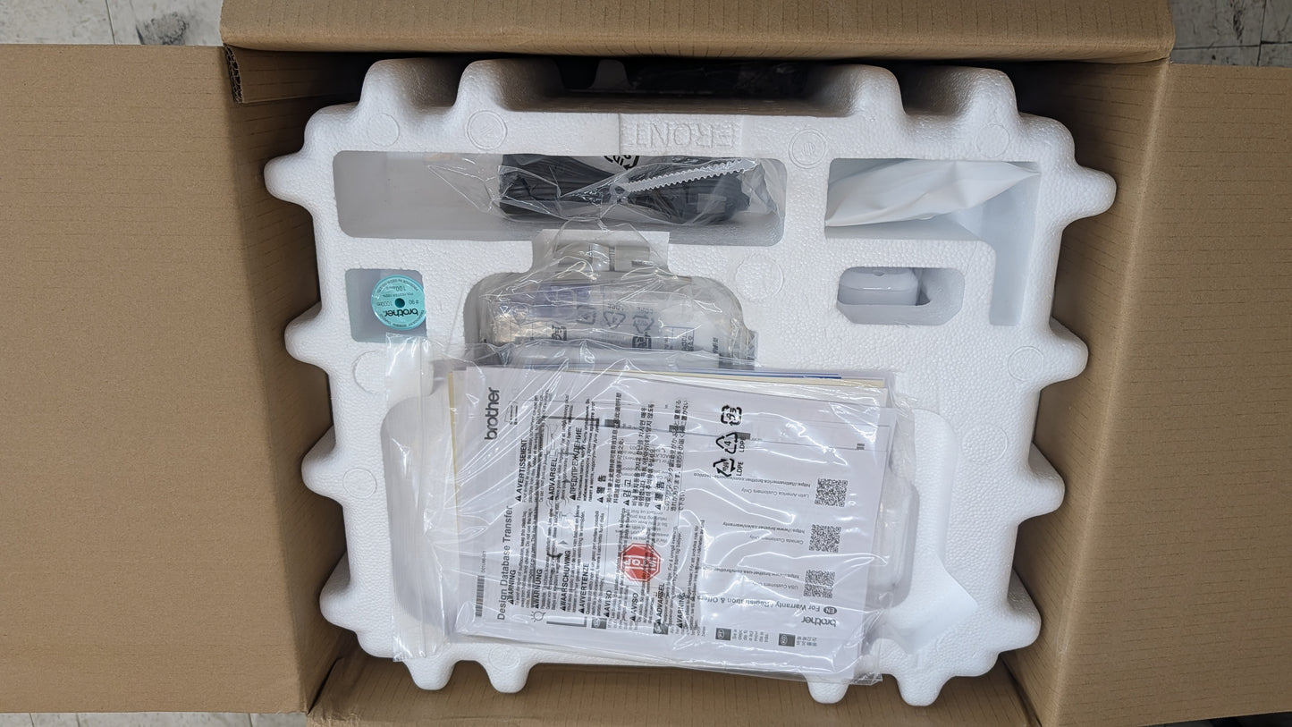 Brother PE900 Embroidery Machine with WLAN, White